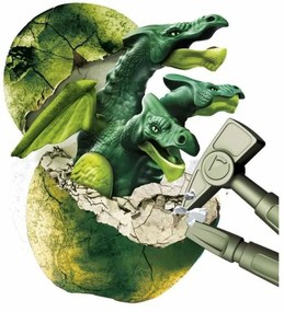 Δράκος Baby Born Legendary egg - Dragon has three heads Πράσινο