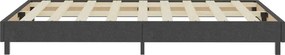 vidaXL Πλαίσιο Κρεβατιού Boxspring Γκρι 120 x 200 εκ. Υφασμάτινο