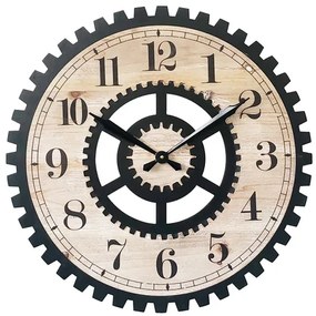 Ρολόι Τοίχου ArteLibre Ξύλο Φ60x4cm