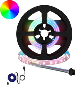 vidaXL Λωρίδα LED 12 pcs Μαύρο και Διαφανές 40 x 0,8 x 0,3 εκ.