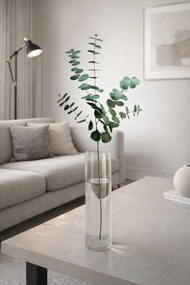Stewehome Τεχνητός μονός κλαδί πολυτελής ευκάλυπτος διακοσμητικό μοντέρνο λουλούδι Πράσινο