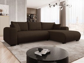 Γωνιακός καναπές Merkos-Kafe Skouro