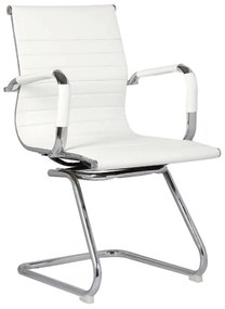 Καρέκλα Υποδοχής BF3300V White EO277.2 54x59x95 cm Σετ 2τμχ