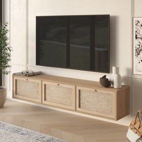 Έπιπλο Τηλεόρασης Δρυς CROAME 180x32x35.6