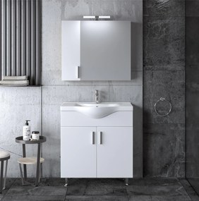 Σετ Mπάνιου SIENA 75 Λευκό 75x46x160 εκ.