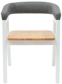 vidaXL Καρέκλες φαγητού 2 pcs Λευκό 54 x 57 x 73 εκ