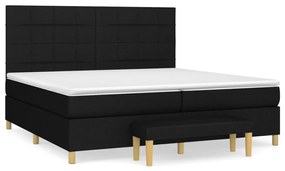 ΚΡΕΒΑΤΙ BOXSPRING ΜΕ ΣΤΡΩΜΑ ΜΑΥΡΟ 200X200 ΕΚ. ΥΦΑΣΜΑΤΙΝΟ 3137183