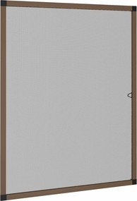 vidaXL Σκηνίδα Εντόμων Για Παράθυρα Καφέ 110 x 130 cm