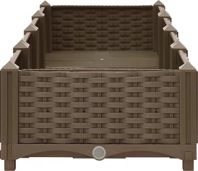 vidaXL Ζαρντινιέρα 160 x 40 x 23 εκ. από Πολυπροπυλένιο