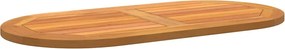 vidaXL Καπάκι τραπεζιού Φυσικό Λάδι 90 x 45 x 2 εκ.