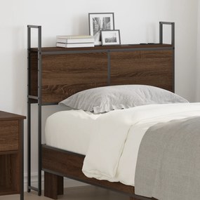 vidaXL Κεφαλάρι Αποθήκης Καφέ δρυς 90 cm Επεξεργασμένο ξύλο