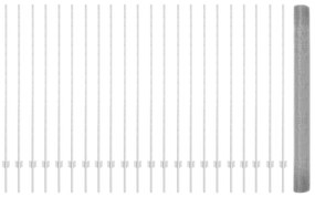 vidaXL Γαλβανισμένο Πλέγμα με 44 U Posts Ασημί 1.5x50 μ Ατσάλι