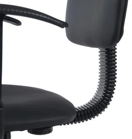 Καρέκλα ρεσεψιόν Icina Ι pu σε μαύρη απόχρωση 58x54x102-123εκ 58x54x123 εκ.