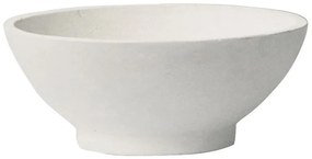 FLOWER POT-9 Απόχρωση Milk White  Φ74x30cm [-Άσπρο-] [-Artificial Cement (Recyclable)-] Ε6308,C