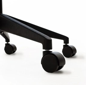 Καρέκλα γραφείου διευθυντή Dolphin pakoworld με ύφασμα mesh χρώμα μαύρο