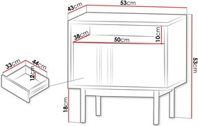 Κομοδίνο Alsy Reg-Fusiko