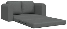 vidaXL Καναπές Κρεβάτι 2-σε-1 Σκούρος Γκρι 148x71x83 εκ. Υφασμάτινος
