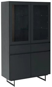 Tokyo Display Cabinet Black Oak