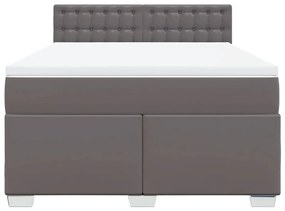 ΚΡΕΒΑΤΙ BOXSPRING ΜΕ ΣΤΡΩΜΑ ΓΚΡΙ 140X200ΕΚ. ΑΠΟ ΣΥΝΘΕΤΙΚΟ ΔΕΡΜΑ 3288426