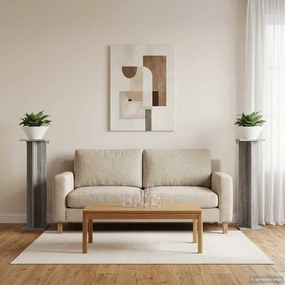 vidaXL Βάση φυτών 2 τεμ. Γκρι Sonoma 25 x 25,5 x 100,5 εκ.