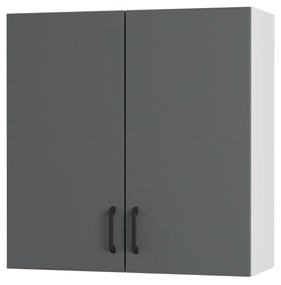 Modest Πάνω Ντουλάπι Ανθρακί 80x30x72εκ W8072M03