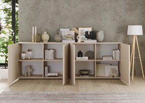 Έπιπλο Τηλεόρασης Ανθρακί Οξειδωμένο 121x43x57