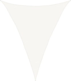 vidaXL Πανί Σκίασης Λευκό 5 x 6 x 6 μ. από HDPE 160 γρ./μ²