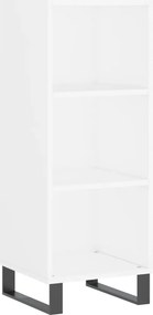 vidaXL Ντουλάπι Λευκό 34,5x32,5x90 εκ. Επεξεργασμένο Ξύλο