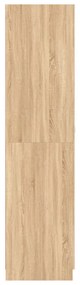 vidaXL Ντουλάπα Χρώμα Sonoma Δρυς 90 x 52 x 200 εκ. από Επεξ. Ξύλο
