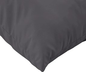 vidaXL Μαξιλάρια Καναπέ 4 τεμ. Ανθρακί 50x50 εκ. Υφασμάτινα