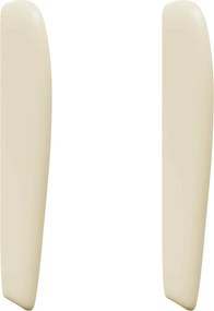 vidaXL Αυτί Κεφαλής Κρεμ 80 x 23 x 6 εκ. PVC