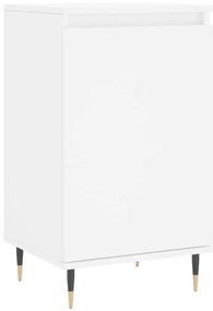 vidaXL Συρταριέρα Λευκή 40 x 35 x 70 εκ. από Επεξεργασμένο Ξύλο