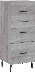 vidaXL Ντουλάπι Γκρι Sonoma 34,5x34x90 εκ. από Επεξεργασμένο Ξύλο