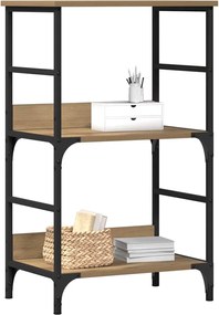 vidaXL Βιβλιοθήκη Αρτισιανή Δρυς 50x33x82 εκ. Επεξεργ. Ξύλο