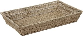 ΚΑΛΑΘΙ SYNTH. RATTAN GN1/2 ΜΠΕΖ 32,5Χ26,5Χ10ΕΚ  (smA)