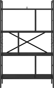 vidaXL Ράφι Βιβλίων 7 επιπέδων 75 x 30 x 123,5 εκ. Επεξεργασμένο Ξύλο