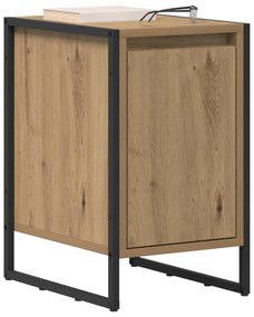 vidaXL Κομοδίνο 2 pcs Καρυδιά Χειροποίητης Εργασίας 39,5 x 30 x 50 εκ