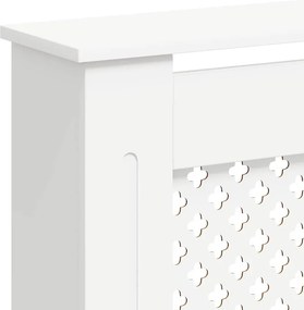 vidaXL Κάλυμμα Καλοριφέρ Λευκό 152 x 19 x 81,5 εκ. από MDF