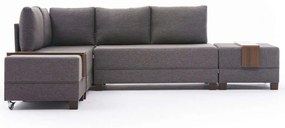 Καναπές - Κρεβάτι Γωνιακός (Αριστερή Γωνία) Fly 825BLC1001 280x210x70cm Light Brown