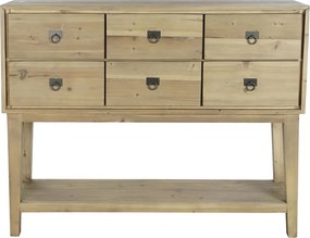 Έπιπλο Εισόδου DKD Home Decor Καφέ 140 x 40 x 110 cm