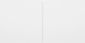 vidaXL Σετ Επίπλου Τηλεόρασης 4 Τεμαχίων Λευκό από Επεξεργασμένο Ξύλο