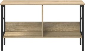 vidaXL Ράφι Βιβλίων 2 επιπέδων 82 x 32 x 47 εκ. Επεξεργασμένο Ξύλο