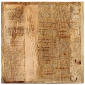 vidaXL Τραπέζι Μπαρ 55x55x107 εκ. από Μασίφ Ξύλο Μάνγκο &amp; Σίδηρο