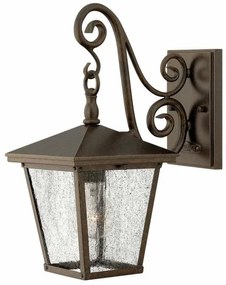 Απλίκα Φωτιστικό Τοίχου E27 60W IP44 Μπρονζέ Trellis HK-TRELLIS2-S Elstead HK-TRELLIS2-S Μπρονζέ