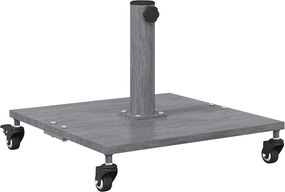 vidaXL Βάση ομπρέλας Σκηνί και ξύλινη εμφάνιση 45 x 45 x 31,5 εκ.