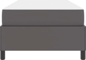 vidaXL Σκελετός Κρεβατιού με στρώμα Γκρι 80 x 200 cm ύφασμα