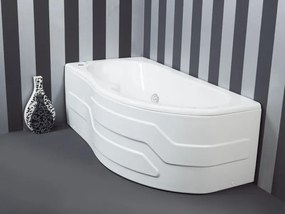 Sanitec Monica 170x85 L - Ασύμμετρη Μπανιέρα Αριστερή Γωνία - Pneumatic Basic, Χωρίς, Χωρίς, Χωρίς