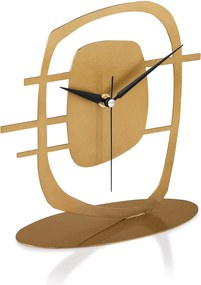 Διακοσμητικό Ρολόι Χρυσό MACERIE 24x1,5x22