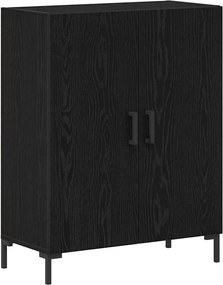 vidaXL Highboard 2 pcs Μαύρη δρυς 69,5 x 34 x 180 εκ.