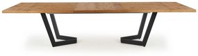 MASSIVE extension table, color: light oak / black DIOMMI V-PL-MASSIVE-ST